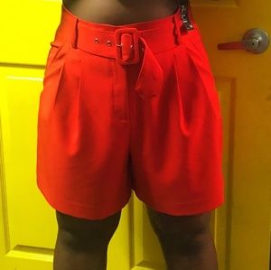 Red express shorts